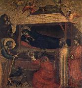 GIOTTO di Bondone Nativity,Adoration of the Shepherds and the Magi oil painting